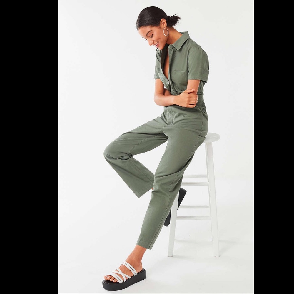 Urban Outfitters Canvas Flight Jumpsuit